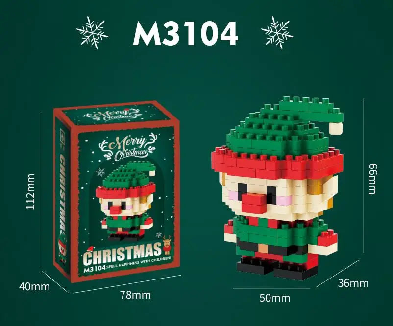 Christmas Gifts Micro Building Block Series