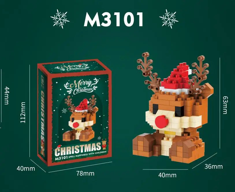 Christmas Gifts Micro Building Block Series