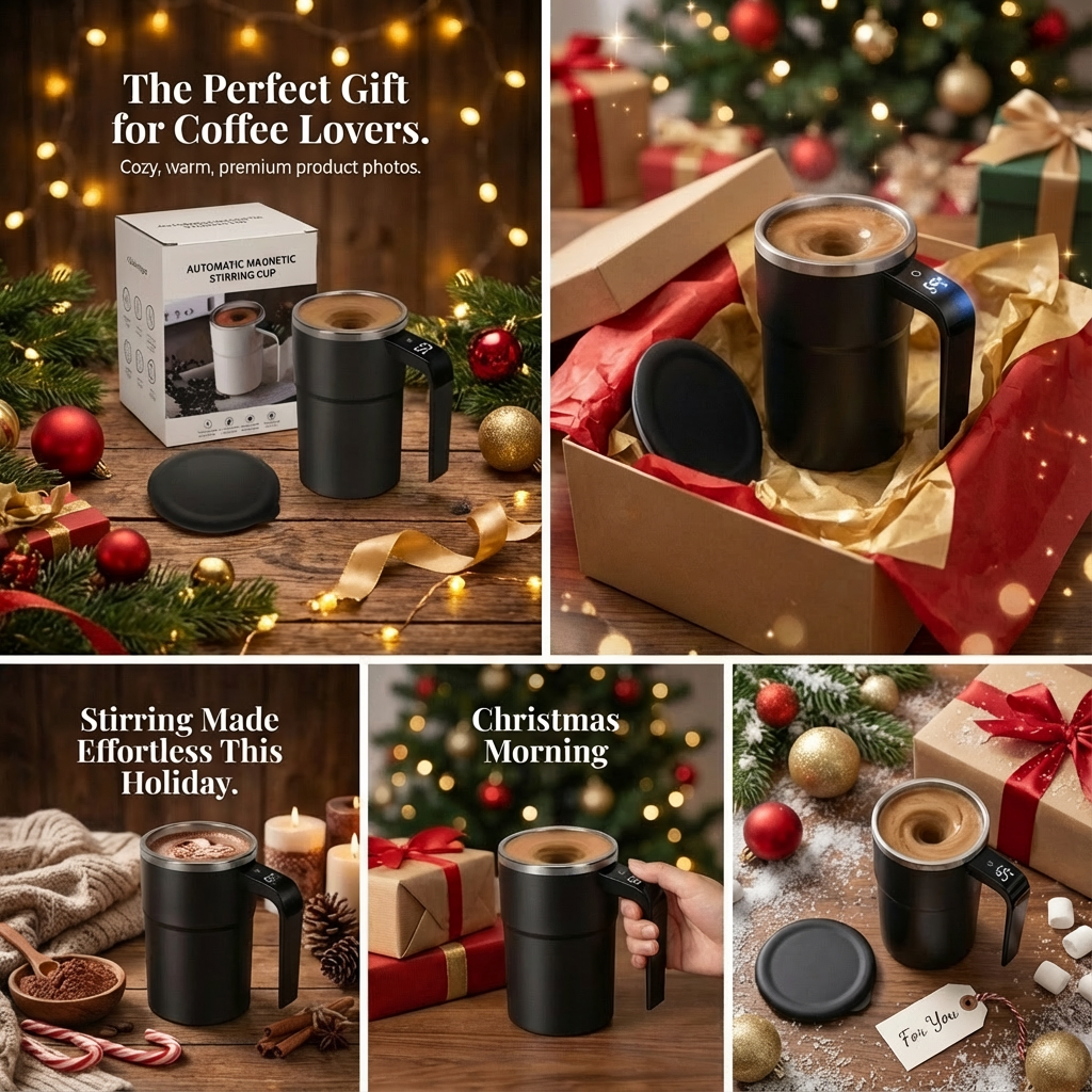 Electric Self Mixing Mug