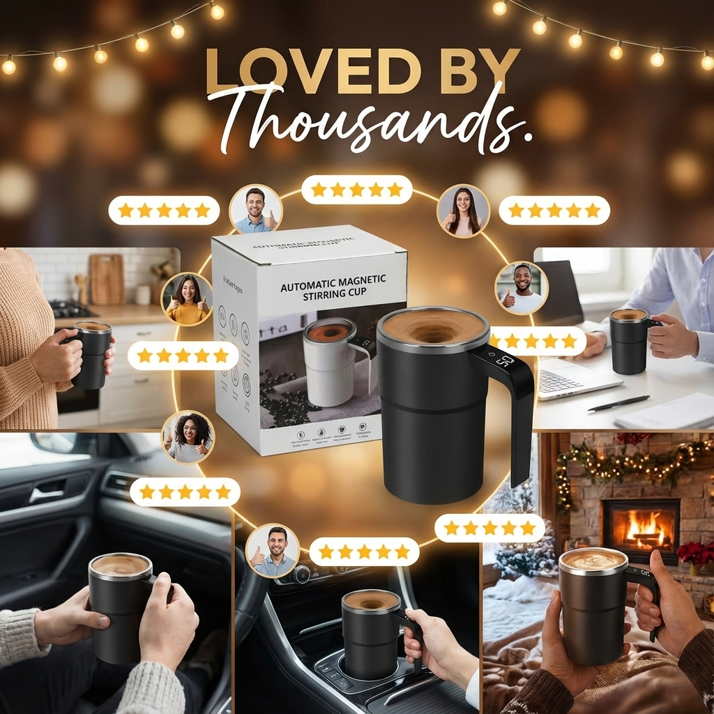 Electric Self Mixing Mug