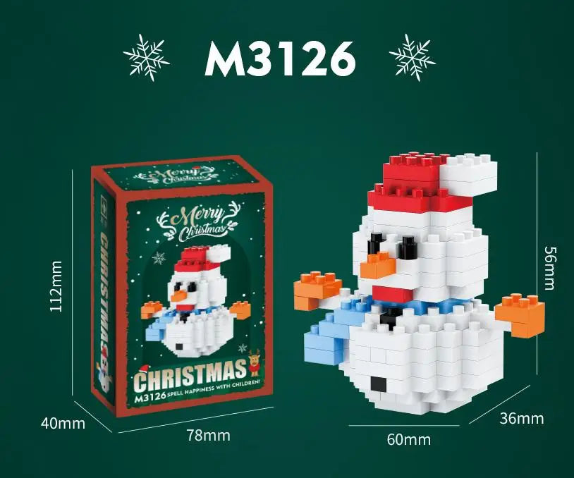 Christmas Gifts Micro Building Block Series