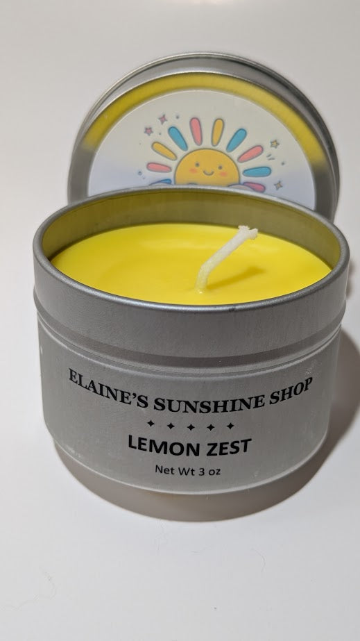 Lemon Zest Mini Candle (3 oz)