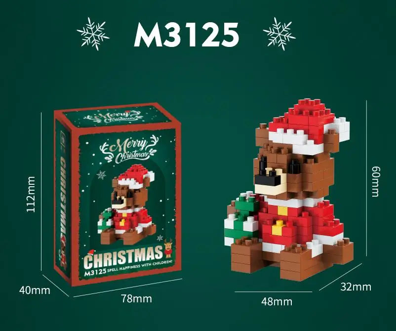 Christmas Gifts Micro Building Block Series