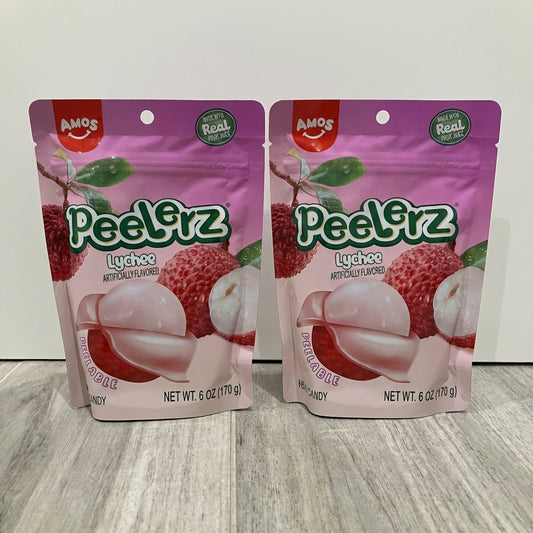 Peelerz Gummy Lychee Candy — 6 oz (2 Pack)